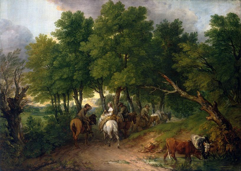 Road from Market, Thomas Gainsborough by Masterful Masters