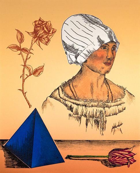 Frau mit Kopfschmuck von Helmut Böhm