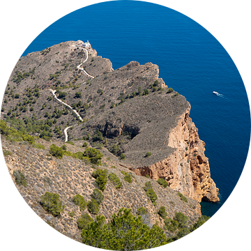 Kliffen in het natuurpark aan de Middellandse Zeekust