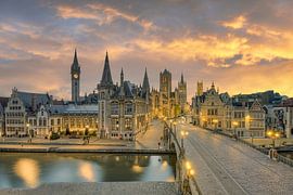 Ghent in Belgium by Michael Valjak