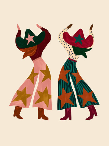 Cowgirls Dancing