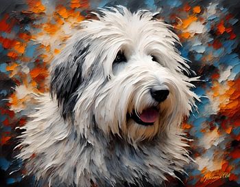 Dog Art - Berger anglais 1