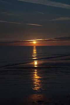 Sunset in Zoutelande. von Edwin Harpe