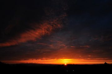 Zonsopgang boven de Granitz