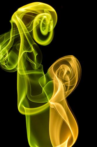 Beautiful Smoke on a black backdrop.