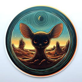 Observers beyond the dunes by Vythryd Arts