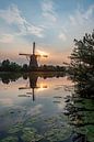 Zonsopkomst in Kinderdijk van Brigitte Mulders thumbnail