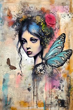 Scrapbooking fairy butterfly by haroulita