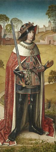 Linkerluik van de Zierikzee-triptiek: Filips de Schone, Meester van het Leven van Jozef