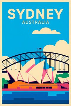Sydney, Australien. von Poster Art Shop