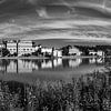 Passsau panorama (black and white) by Frank Herrmann
