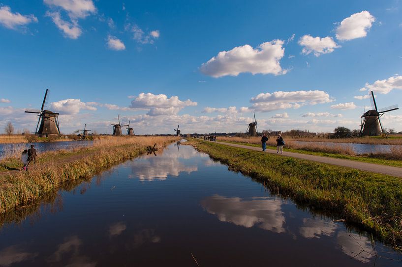 Kinderdijk Netherlands World Heritage van Brian Morgan