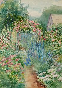 Theodore Earl Butler - Bloementuin (1908)