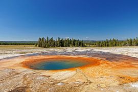 Geyser in Yellowstone National Park by Alexander Ließ