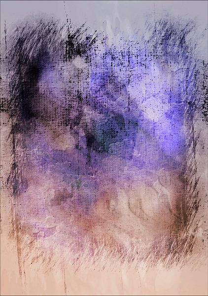 Japanese wabi sabi abstraction by Mad Dog Art