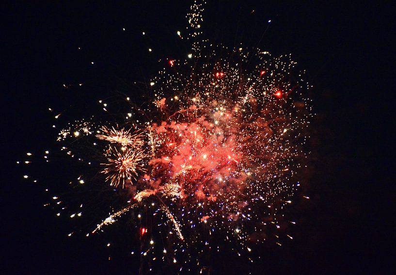 Feuerwerk3 van Edgar Schermaul