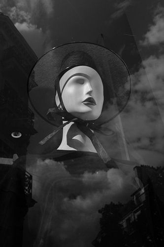 Leeres Gesicht von Fanja Hubers