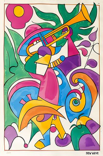 New Wave vintage & retro poster