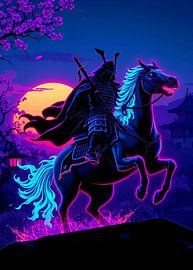 Samurai Warrior on Horse  2