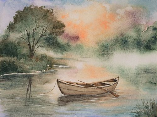 Aquarell Nr. 328 von Tania Perneel