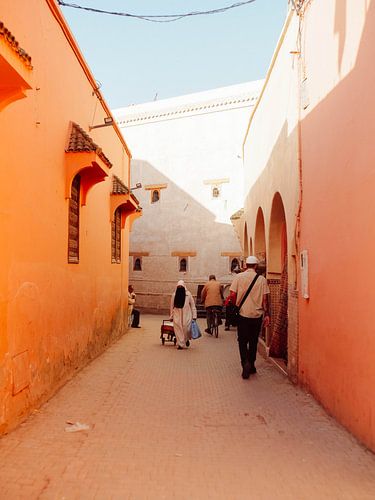 Bunte Straßen in Marokko