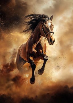 Paard Springen van Lae