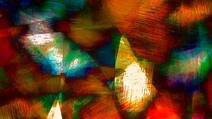 Japanischer Herbst Abstrakt Japandi Impressionismus