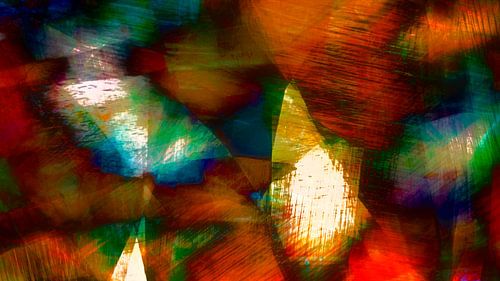 Japanese Autumn Abstract Japandi Impressionism