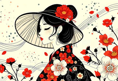 japanse kunst Geisha