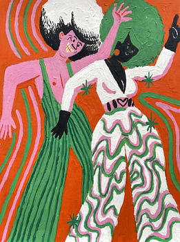 Retro-disco-dansers