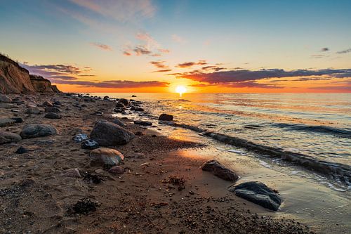 Baltische zonsondergang
