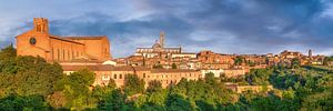Panorama der Stadt Siena in Italien von Voss Fine Art Fotografie