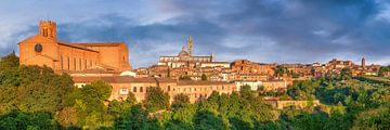 Panorama of the city of Siena in Italy by Voss Fine Art Fotografie