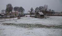 Hollands sneeuw landschap van Anne-Marie Vermaat thumbnail