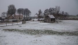 Hollands sneeuw landschap van Anne-Marie Vermaat
