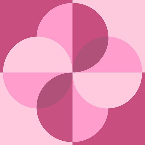 Scandinavische Retro Abstractie