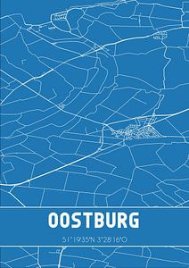 Plan d'ensemble | Carte | Oostburg (Zeeland) sur Rezona