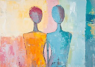 Figuren Blauw van Kunst Kriebels