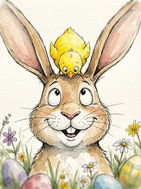 Hase und Küken von Markus Gann