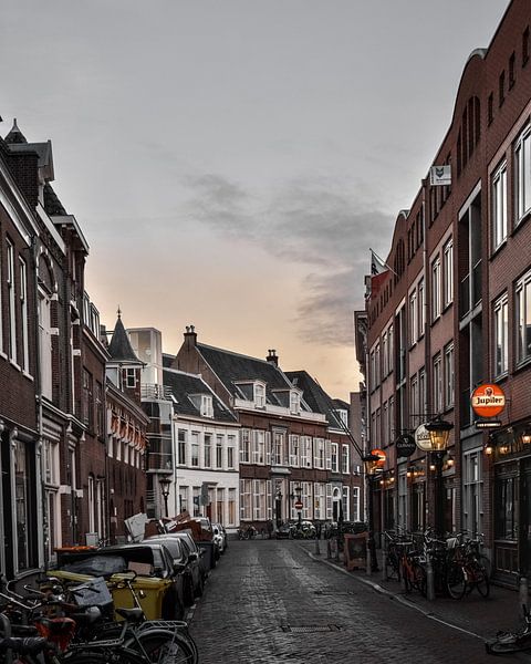 Zonsondergang in Utrecht von Kim de Been