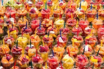 fruit, markt, eten, vakantie, kleurrijk van Leo van Maanen
