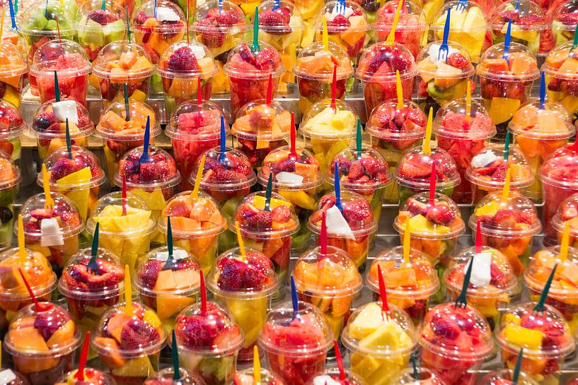 fruits, marché, alimentation, vacances, coloré par Leo van Maanen