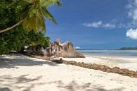 Strand Anse Source D'Argent op het Seychelse eiland La Digue van Reiner Conrad thumbnail