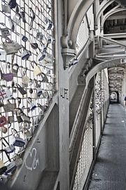 Love locks bridge by Lens Design Studio