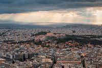 Athene en het Parthenon op de Akropolis (0176)