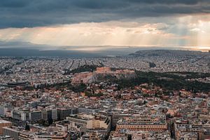 Athènes et le Parthénon sur l'Acropole (0176) sur Reezyard