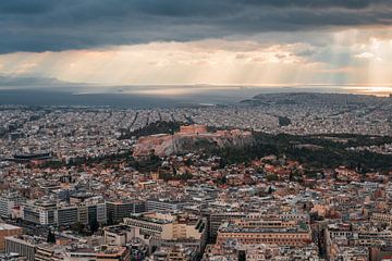 Athènes et le Parthénon sur l'Acropole (0176) sur Reezyard