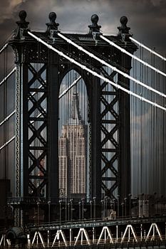Manhattan Bridge und Empire State Building