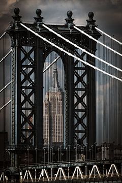 Manhattan Bridge en Empire State Building