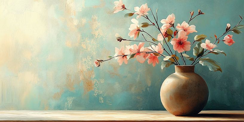 Roze Bloesems van Studio BB